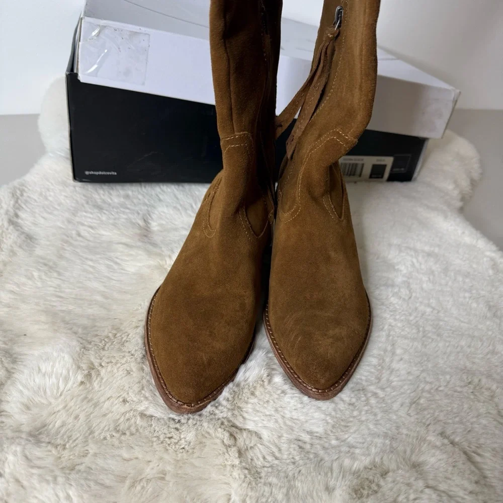Dolce Vita Silas Acorn Suede‎ Over the Knee Boots